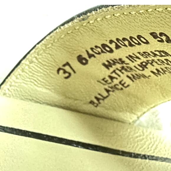 Dansko 'Didi' Dual Strap Slingback Sandals Black Leather Women Size EU 37 (US 7) - Picture 9 of 9